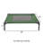 PETMAKER 30x24-Inch Elevated Dog Bed - Portable Pet Bed with Carrying Case for Medium Dogs, Green-136279472-136279477