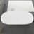 x Freestanding Soaking Plastic / Acrylic Bathtub