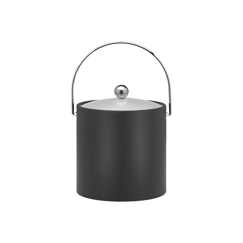 Haowen Plastic Ice Bucket, Black
