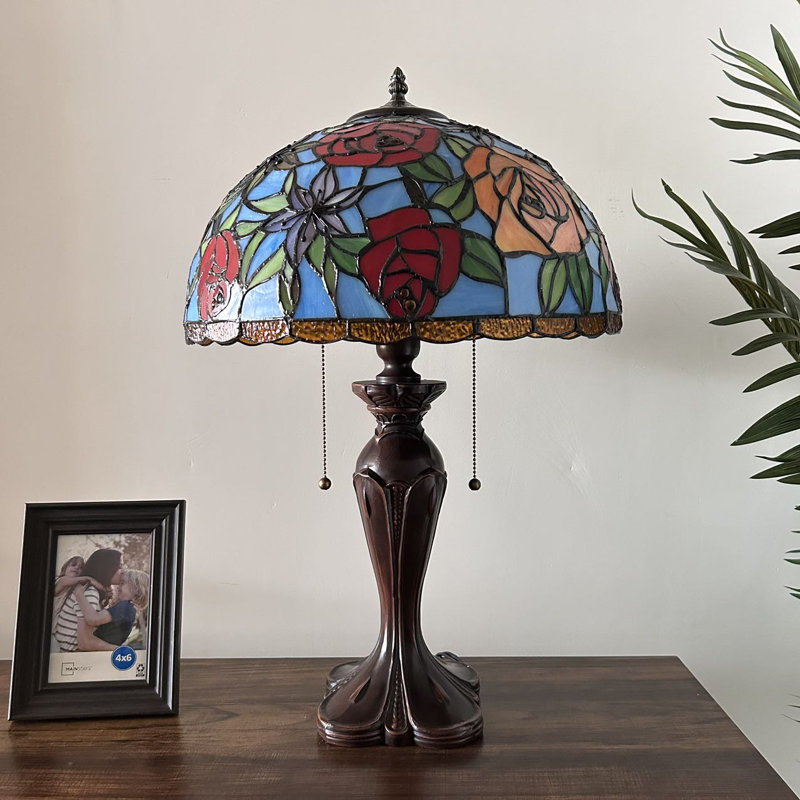 Lampe de table Gordin Tiffany H24 * l16 po Gordin