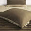 Ensemble d'édredon 7 pièces pour chambre double - Faux suède naturel, édredon en microsuède doux