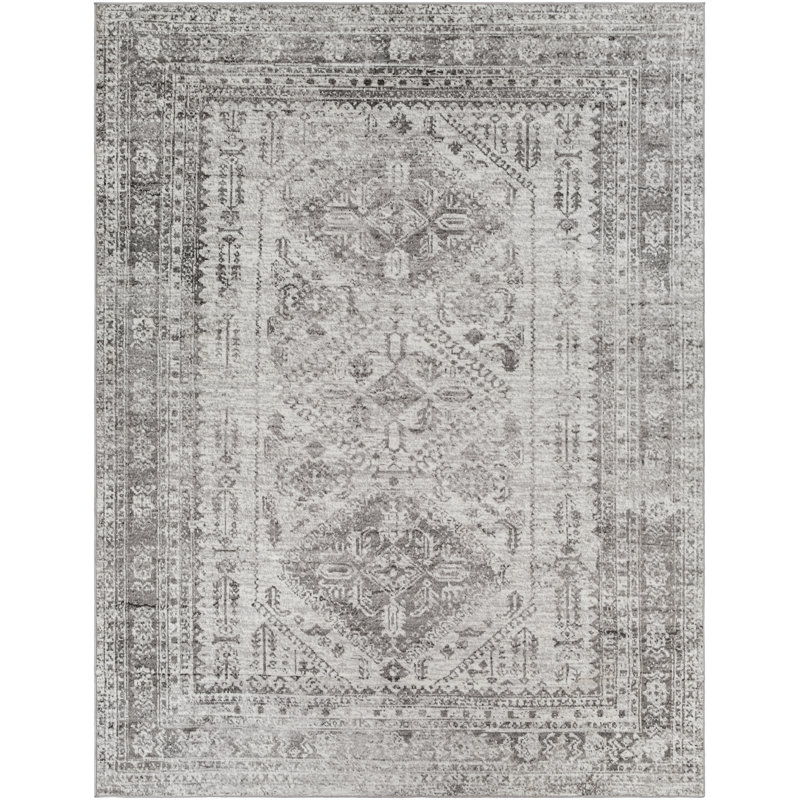 Tapis oriental Fitz, Rectangle 8 pi 10 po x 12 pi, Charcoal