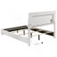 Ensemble de chambre à coucher pour lit simple 5 pièces blanc ultrabrillant-967328407-967328406