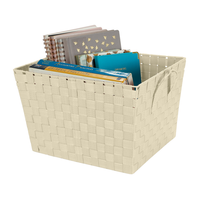 Panier de plastique, Grand, Ivoire, 1