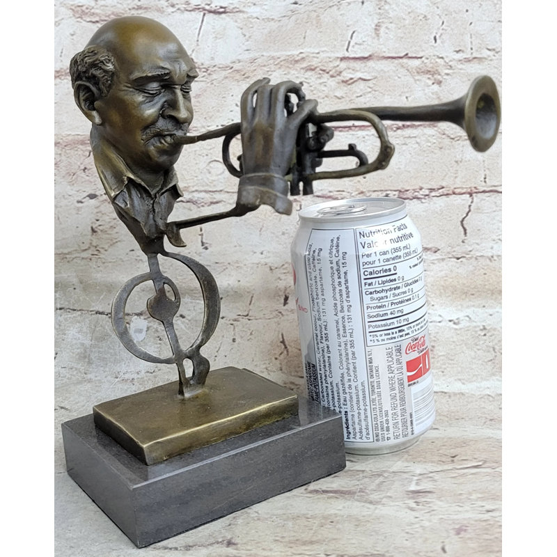 Sculpture abstraite en bronze en bronze sur buste