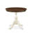 Antique Modern Kitchen Table - a Round Dining Table Top with Pedestal Base, Linen White-1938810320-1938810322-1883885197