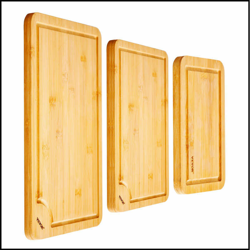 Planche à découper en bambou avec poignée intégrée, durable et polyvalente pour toutes les tâches de cuisine