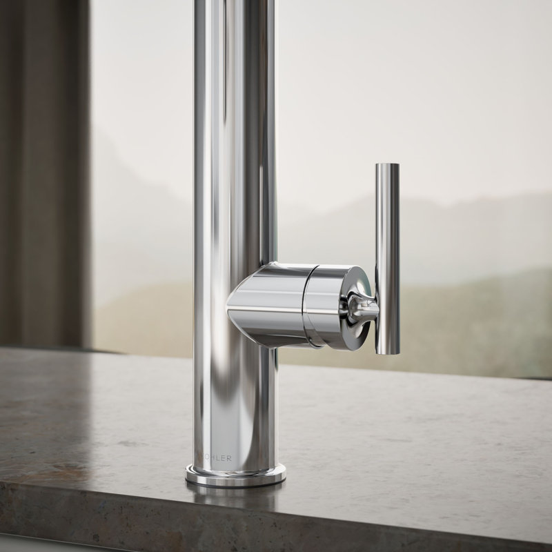 Purist® Pull Down Single Handle Kitchen Faucet, Polished Chrome