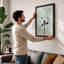 Lotus in Stillness Botanical - Framed Print-1124957368-1124957327