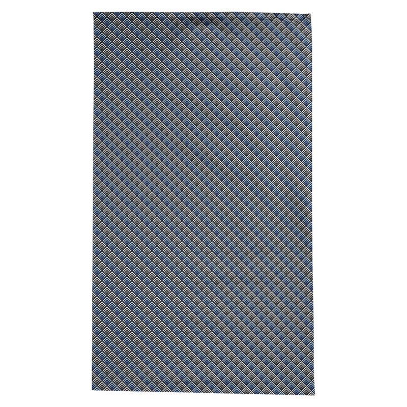 Avicia Geometric Tablecloth, Blue/Grey
