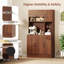 Armoire de rangement de 66 po de hauteur avec garde-manger