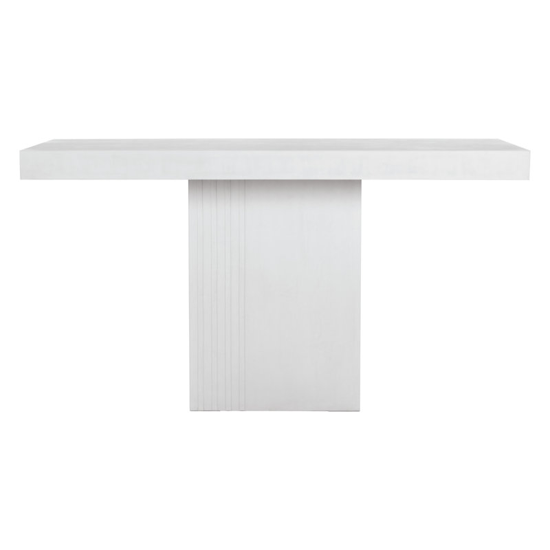 Tama Outdoor Dining Table, Ebony White