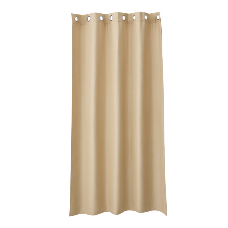 Blackout Curtain Single Panel, 132cm Width x 274cm Drop, Off-White
