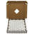 BASKET WEAVE IMPERIAL WHITE w/ WHITE HONED