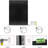 Framed Canvas Giclee Print  Combo Painting 3PCS Wall Art Home Decorations (Black Slim Frame,24"X32" Each Piece)