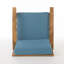 Fauteuil, fauteuil club d'extérieur, fauteuil d'appoint de patio