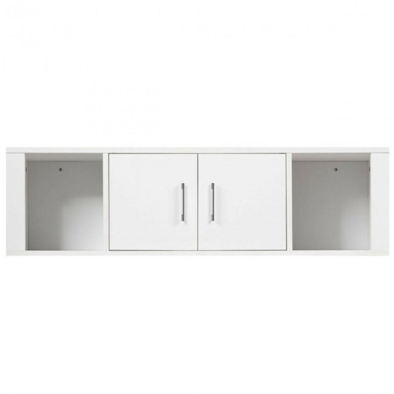 Aimie 12" H x 43" W x 13" D Storage Cabinet, White