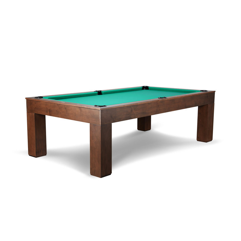 Paula Parsons Pool Table In Antique Coffee With Professional Installation Included, 32.5" H x 101" L x 57" W