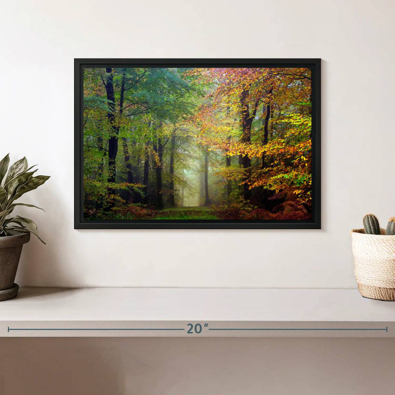 Forêt colorée Alvord Broceliande, H 9 po x l 13 po