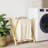 Vidaxl Laundry Basket Cream White 17.7"X21.7"X25" Bamboo