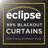 Eclipse Kids Macklin Solid Thermaback Blackout Rod Pocket Window Curtain Panel-53615082-53615083