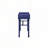 Metal Vanity Desk with One Drawer, Blue-185739990