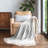 Herringbone Fringe Throw Blanket-222587864