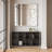 Wavy Wood Framed Square Wall Mirror-160168960