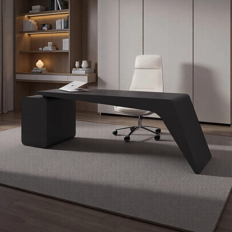 Bureau simple et luxueux, H 29,53 po x l 86,61 po x P 31,5 po