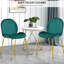 Fauteuil d'appoint en velours-1015743377