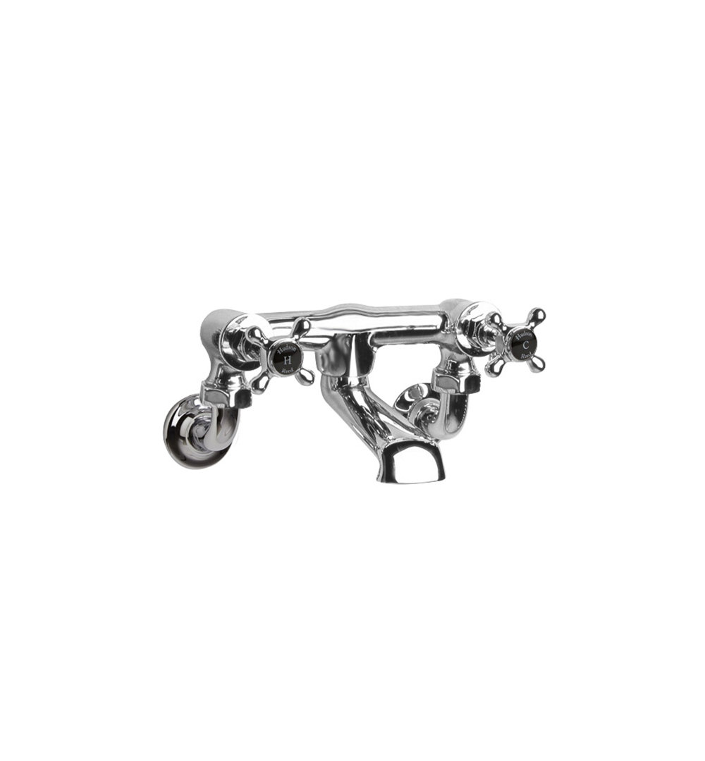 Topaz 2 Handle Wall Bath Shower Mixer Bath Filler