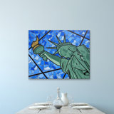 Liberty Painting by Eddie Bruckner