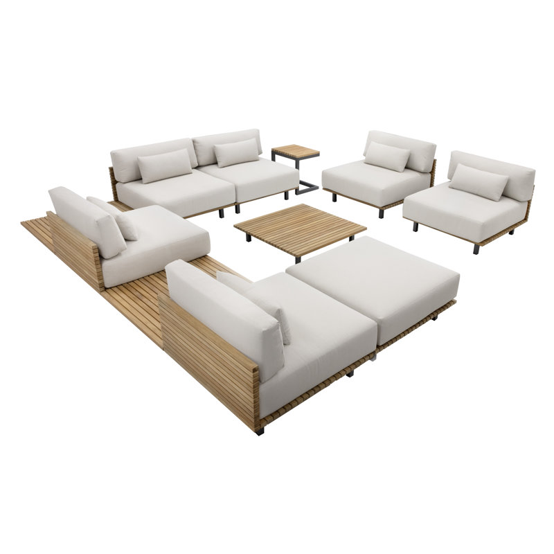Arizona Outdoor Teak Ottoman