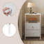 40cm W Metal Bedside Table-1063429747