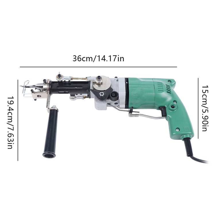 Tufting Machine Manual Speed Rug Tufting Gun Loop Pile Rug Gun