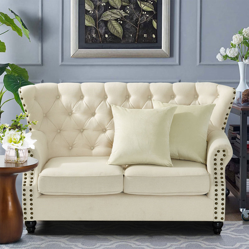 Housse de coussin Avilla, 20 po x 20 po, Angora