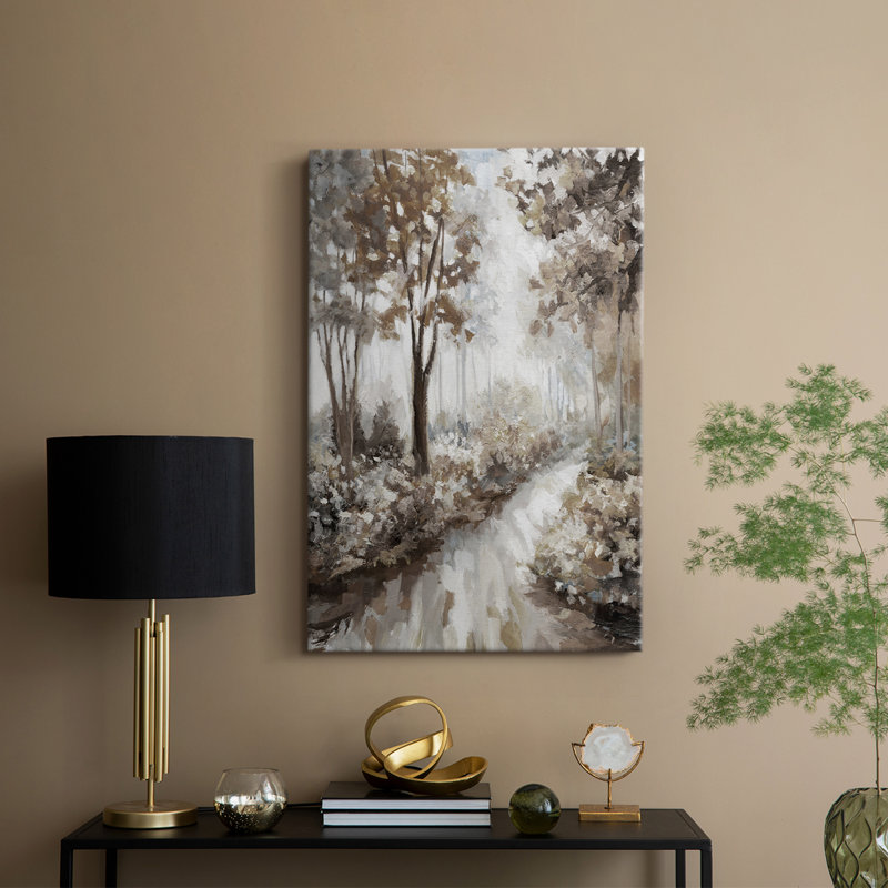 Into the Woods -Custom Wrapped Gallery Cavas, 48" H x 32" W