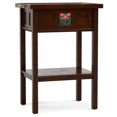 125Th Anniversary Floral Tile Tray Table