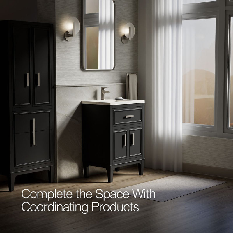 Southerk 30-In Bathroom Vanity Set, Slate Gray, 24"