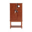 Curio Cabinet Lighted Curio Display Cabinet With Open Storage Space