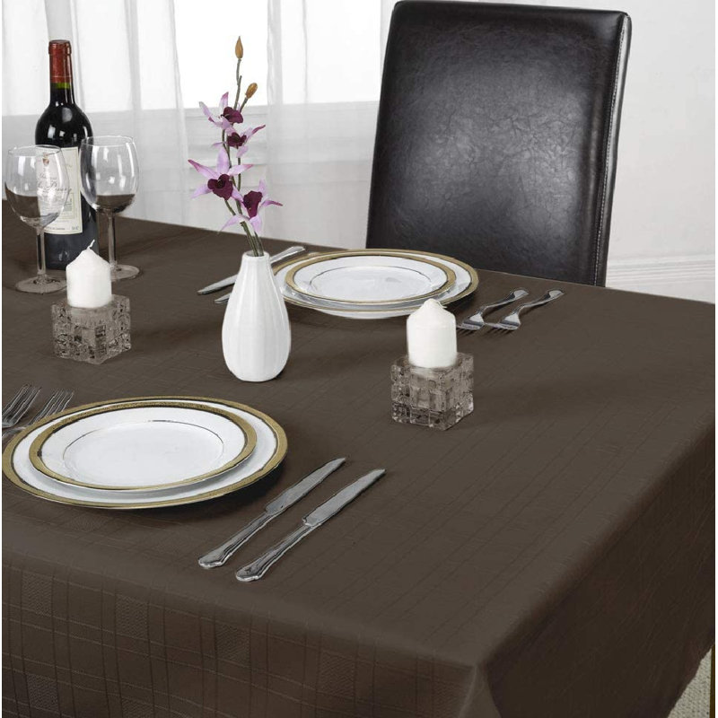 Solid Colour Tablecloth, 60cm W x 84cm L, Forest, Plaid