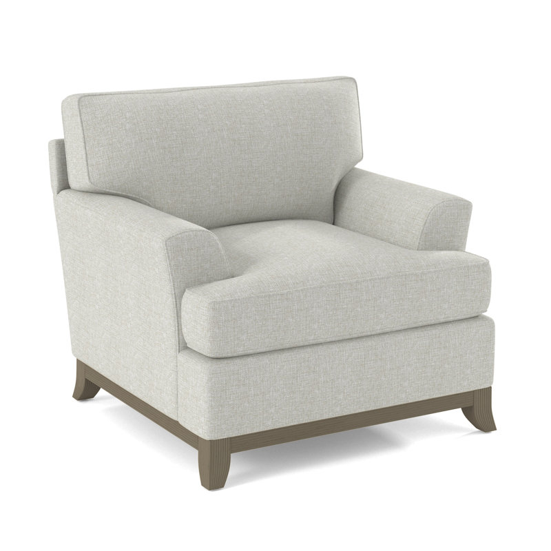 Fauteuil large Oaks Way, Bleu de base 0317-63, Pierre de foyer