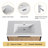 Gosby 36'' Free standing Single Bathroom Vanity With Resin Vanity Top-998686461