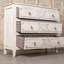 3 armoires pour la maison, finition antique, armoire en pin massif, 3 tiroirs