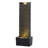 Ridged Texture Outdoor Water Fountain with LED Glow and Built-In Pump-114318015