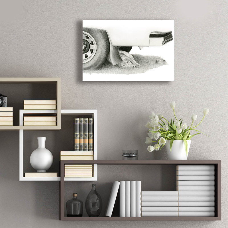 Art mural en verre rouge «A Shady Spot» par Darlene Pavlovich, H 16 po x l 24 po x P 0,2 cm