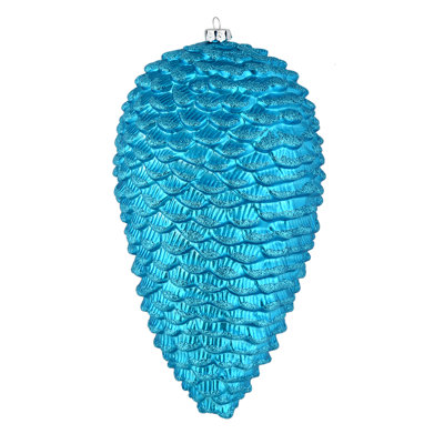 Matte Glitter Pinecone Christmas Ornament