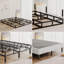 14" high metal box spring with Frabric foot cover, sturdy bed base, easy assembly-1382555295