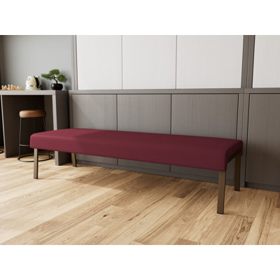 Waterfall Waiting Reception 3 Seat Bench Metal Frame