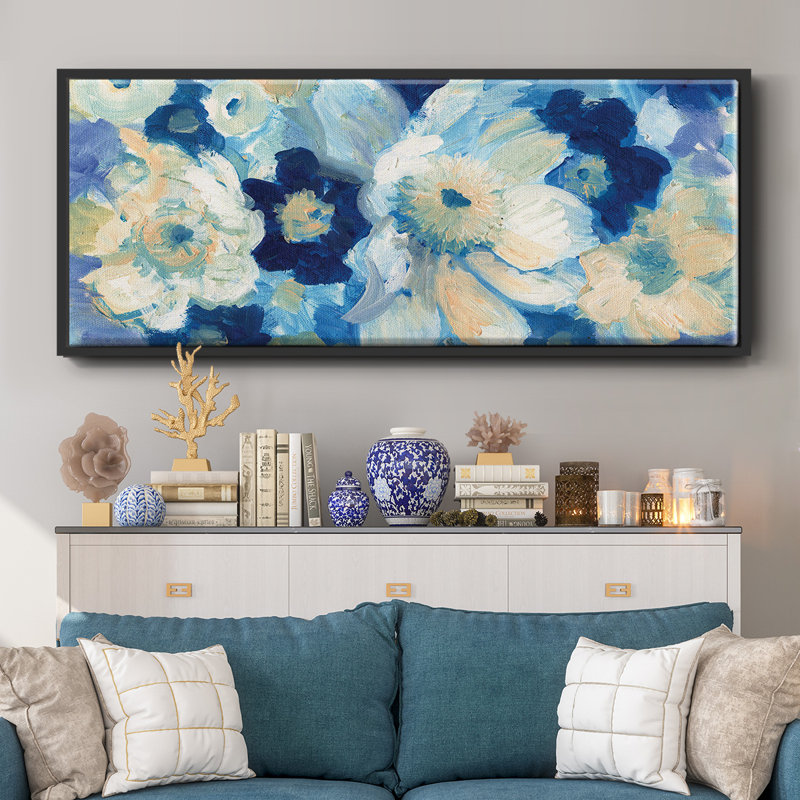 Blue Nocturne II- Framed Canvas